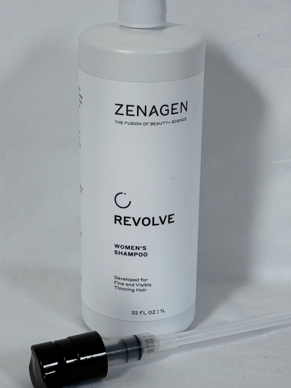 ZENAGEN Revolve Hair Loss Women’s Shampoo Thickening Treatment + Pump 32 Oz NEW